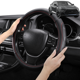 Steering Wheel Cover Pro Extra Layer for Toyota C-HR 2024 - Current Koba - Breathable & Anti-Slip - Circle 38 cm