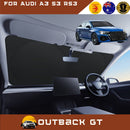 Front Windscreen Sun Shade for Audi A3 S3 RS3 2020 - Current (8Y) - Standard 150 x 85 cm - Black-1