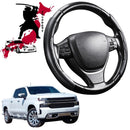 Black Samurai Segmented Steering Wheel Cover for Chevrolet Silverado 2019 - Current (GMT T1XX)-1