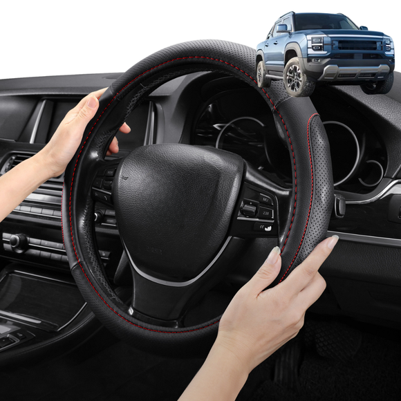 Steering Wheel Cover Pro Extra Layer for BYD Shark 6 2024 - Current - Breathable & Anti-Slip - D-Shape 38 cm