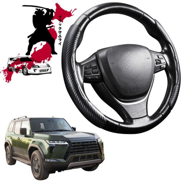 Black Samurai Segmented Steering Wheel Cover for Lexus GX 2024 - Current (550)