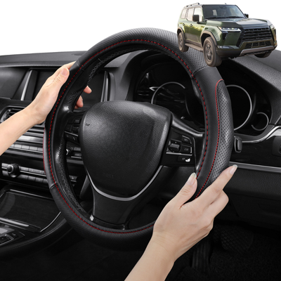 Steering Wheel Cover Pro Extra Layer for Lexus GX 2024 - Current (550) - Breathable & Anti-Slip - Circle 38 cm