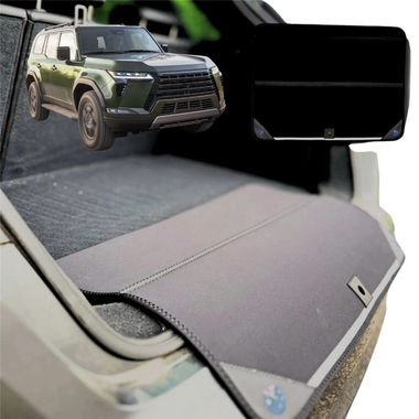 Rear Cargo Boot Bumper Protector for Lexus GX 2024 - Current (550) - XL (98 x 55) - Black