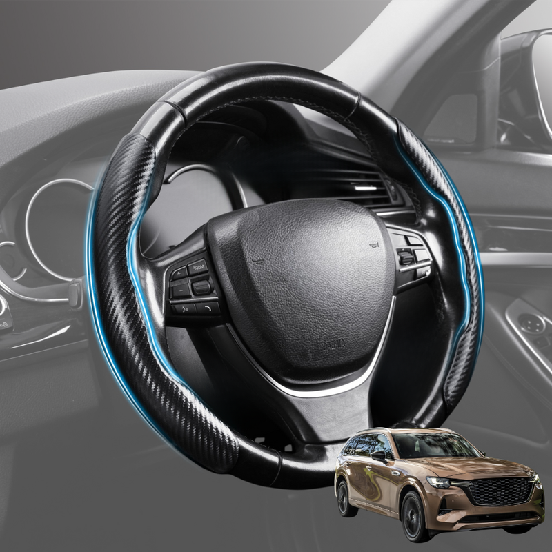 Segmented Steering Wheel Cover for Mazda CX-80 2025 - Current - Universal Size