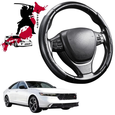 Black Samurai Segmented Steering Wheel Cover for Honda Accord 2024 - Current (e:HEV RS)