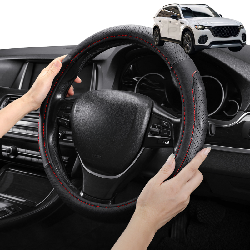 Steering Wheel Cover Pro Extra Layer for Mazda CX-70 2025 - Current - Breathable & Anti-Slip - Circle 38 cm