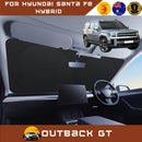 Front Windscreen Sun Shade for Hyundai Santa Fe Hybrid 2024 - Current (6 Seater) - XL 160 x 100 cm - Black-1