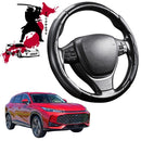 Black Samurai Segmented Steering Wheel Cover for MG HS 2024 - Current-1