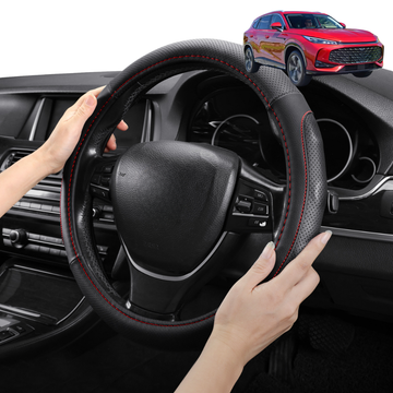 Steering Wheel Cover Pro Extra Layer for MG HS 2024 - Current- Breathable & Anti-Slip - Circle 38 cm