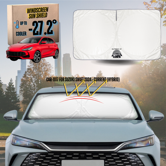 Front Windscreen Sun Shade for MG 3 2024 - Current (Hybrid+) - Standard 150 x 85 cm