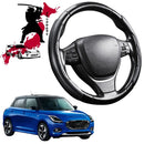 Black Samurai Segmented Steering Wheel Cover for Suzuki Swift 2024 - Current (Hybrid)-1