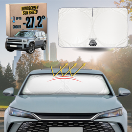 Front Windscreen Sun Shade for Hyundai Santa Fe Hybrid 2024 - Current (7 Seater) - XL 160 x 100 cm