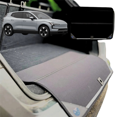 Rear Cargo Boot Bumper Protector for Volvo EX30 2025 - Current - Standard (72 x 55) - Black