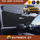 Front Windscreen Sun Shade for Jeep Avenger 2024 - Current - Standard(150*85) - Black-1