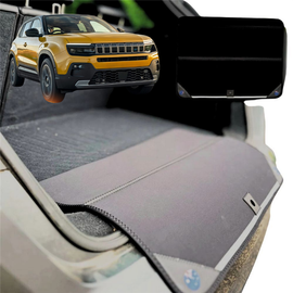 Rear Cargo Boot Bumper Protector for Jeep Avenger 2024 - Current - XL  (98 x 55) - Black
