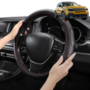 Steering Wheel Cover Pro Extra Layer for Jeep Avenger 2024 - Current - Breathable & Anti-Slip - D-Shape 38 cm-1