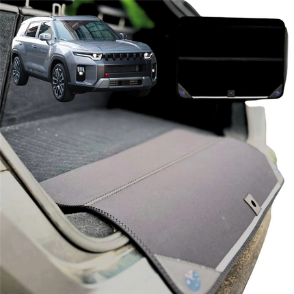 Rear Cargo Boot Bumper Protector for SsangYong KGM Torres 2025 - Current - XL (98 x 55) - Black