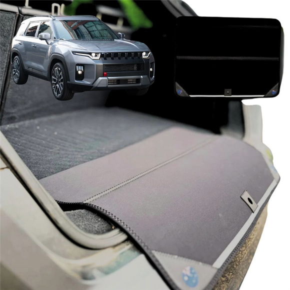Rear Cargo Boot Bumper Protector for SsangYong KGM Torres 2025 - Current - XL (98 x 55) - Black