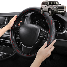 Steering Wheel Cover Pro Extra Layer for Toyota Prado 2024 - Current (J250) - Breathable & Anti-Slip - Circle 38 cm