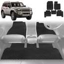 6D Diamond Car Floor Mats for Toyota Prado 2024 - Current (J250) - Custom-Fit Carpet Liner-3
