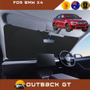 Front Windscreen Sun Shade for BMW X4 2014 - 2018 (F26) - Standard 150 x 85 cm - Black-1