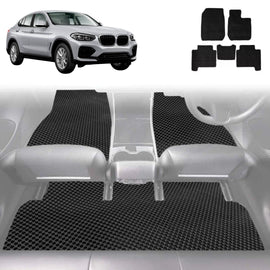 6D Diamond Car Floor Mats for BMW X4 2018 - Current (G02) - Custom-Fit Carpet Liner