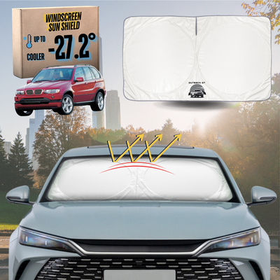 Front Windscreen Sun Shade for BMW X5 1999 - 2007 (E53) - Standard 150 x 85 cm