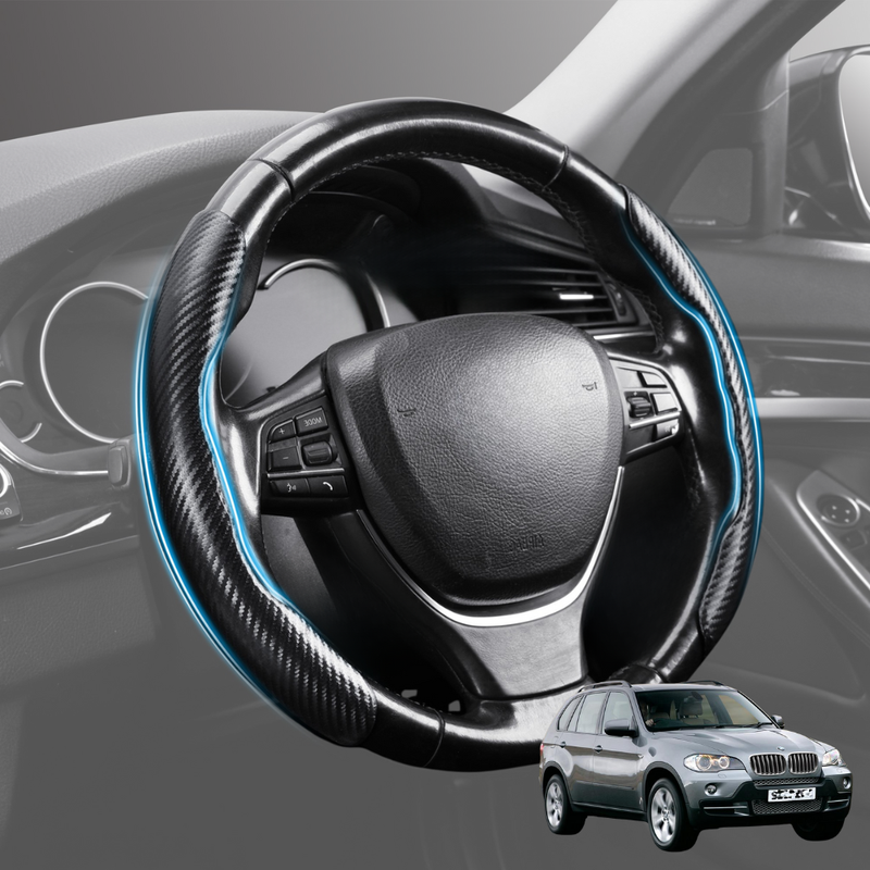 Segmented Steering Wheel Cover for BMW X5 2007 - 2013 (E70) - Universal Size