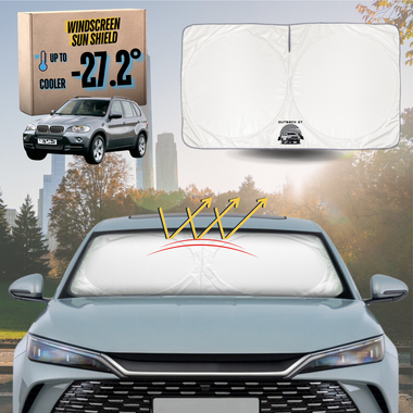 Front Windscreen Sun Shade for BMW X5 2007 - 2013 (E70) - Standard 150 x 85 cm