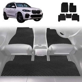 6D Diamond Car Floor Mats for BMW X5 2018 - Current (G05) - Custom-Fit Carpet Liner