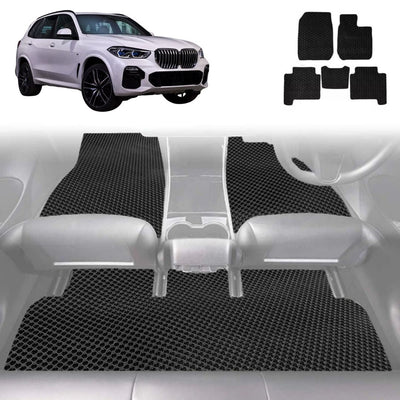 6D Diamond Car Floor Mats for BMW X5 2018 - Current (G05) - Custom-Fit Carpet Liner