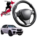 Black Samurai Segmented Steering Wheel Cover for BMW X5 2018 - Current (G05)-1