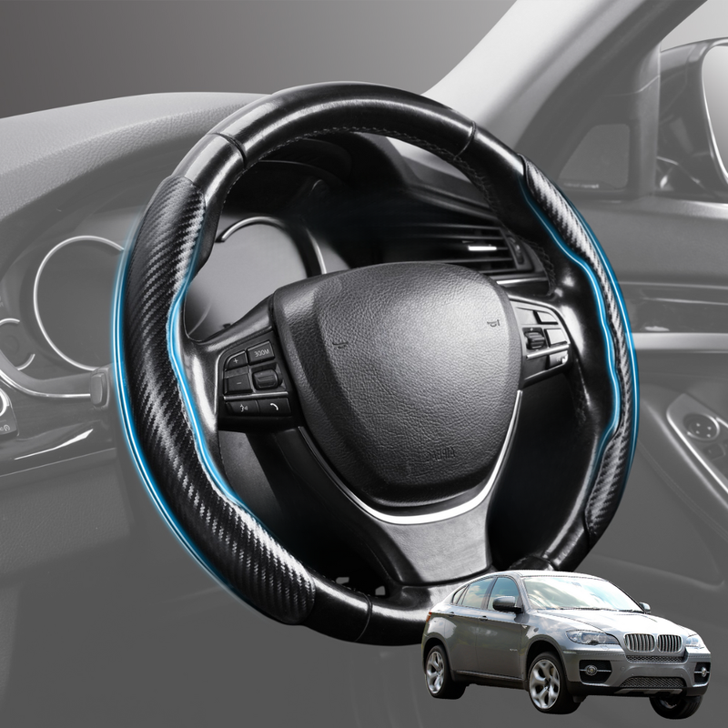 Segmented Steering Wheel Cover for BMW X6 2008 - 2014 (E71) - Universal Size