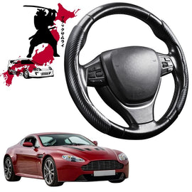 Black Samurai Segmented Steering Wheel Cover for Aston Martin V8 Vantage Coupe 2009 - 2018 (V12)