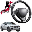 Black Samurai Segmented Steering Wheel Cover for BMW X6 2020 - Current (G06)-1