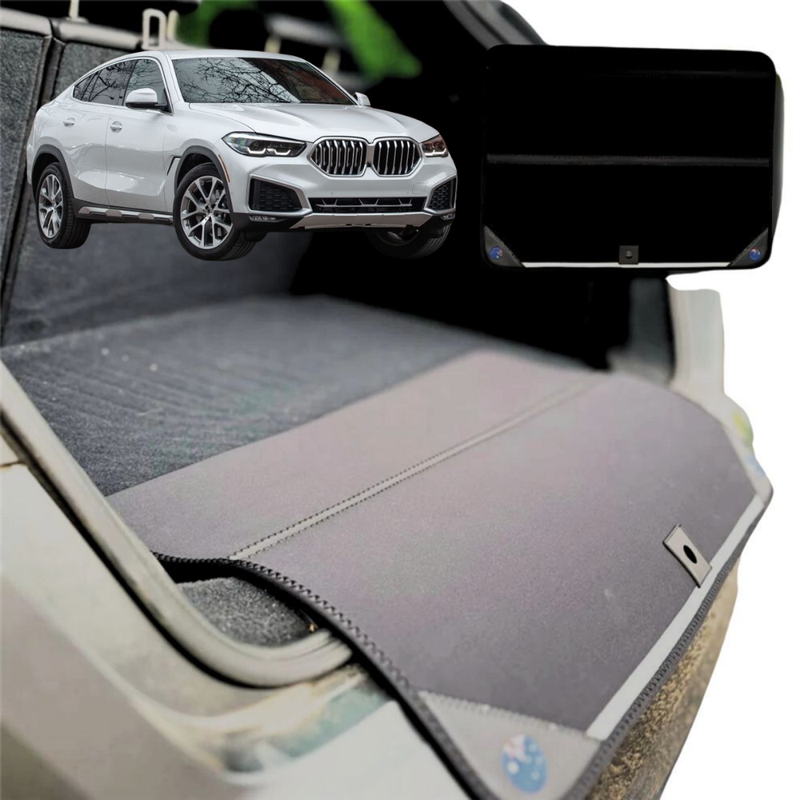Rear Cargo Boot Bumper Protector for BMW X6 2020 - Current (G06) - XL (98 x 55) - Black