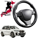 Black Samurai Segmented Steering Wheel Cover for BMW X7 2019 - Current (G07)-1