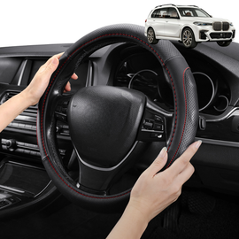 Steering Wheel Cover Pro Extra Layer for BMW X7 2019 - Current (G07) - Breathable & Anti-Slip - Circle 38 cm