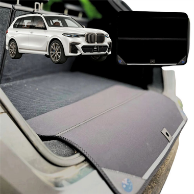 Rear Cargo Boot Bumper Protector for BMW X7 2019 - Current (G07) - XL (98 x 55) - Black