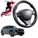 Black Samurai Segmented Steering Wheel Cover for BMW XM 2023 - Current (G09)-1