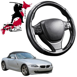 Black Samurai Segmented Steering Wheel Cover for BMW Z4 Roadster 2002 - 2008 (E85 E86)