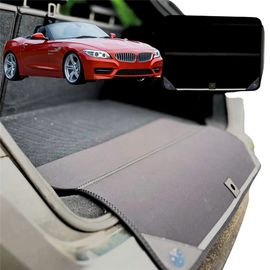 Rear Cargo Boot Bumper Protector for BMW Z4 Roadster 2009 - 2018 (E89) - Standard (72 x 55) - Black