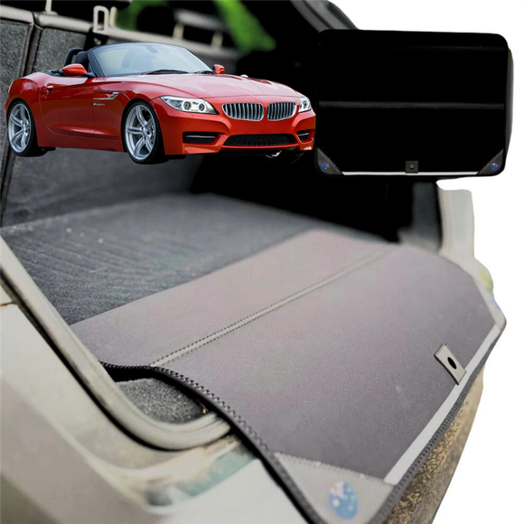 Rear Cargo Boot Bumper Protector for BMW Z4 Roadster 2009 - 2018 (E89) - Standard (72 x 55) - Black