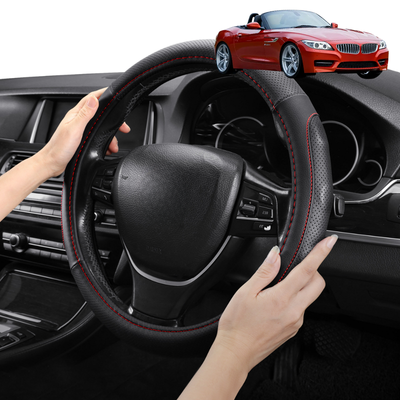 Steering Wheel Cover Pro Extra Layer for BMW Z4 Roadster 2009-2018 (E89) - Breathable & Anti-Slip - Circle 38 cm