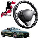 Black Samurai Segmented Steering Wheel Cover for BMW Z4 Roadster 2018 - Current (G29)-1
