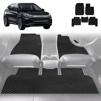 6D Diamond Car Floor Mats for BYD Atto 3 2022 - Current - Custom-Fit Carpet Liner