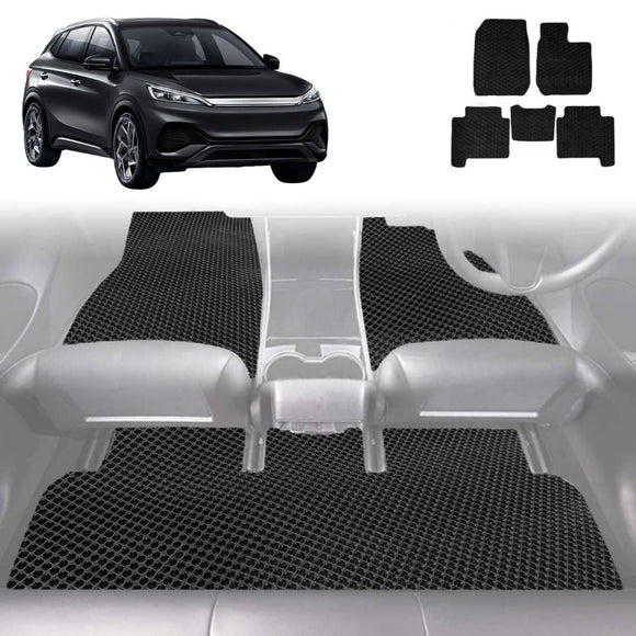 6D Diamond Car Floor Mats for BYD Atto 3 2022 - Current - Custom-Fit Carpet Liner