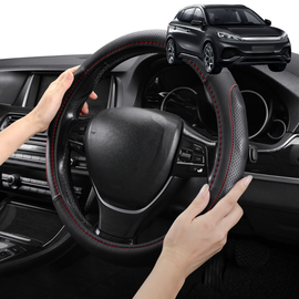 Steering Wheel Cover Pro Extra Layer for BYD Atto 3 2022 - Current - Breathable & Anti-Slip - D-Shape 38 cm