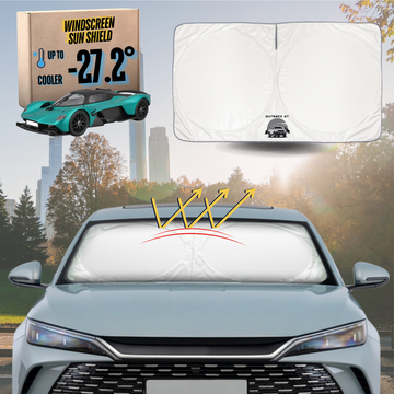 Front Windscreen Sun Shade for Aston Martin Valkyrie 2022 - Current (AM-RB 001/Nebula) - Standard 150 x 85 cm