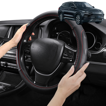 Steering Wheel Cover Pro Extra Layer for BYD Sealion 6 2024 - Current (SA3) - Breathable & Anti-Slip - D-Shape 38 cm